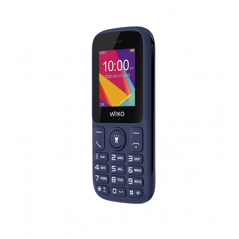 Wiko F100 4,57 cm (1.8") 71 g Bleu Téléphone d'entrée de gamme