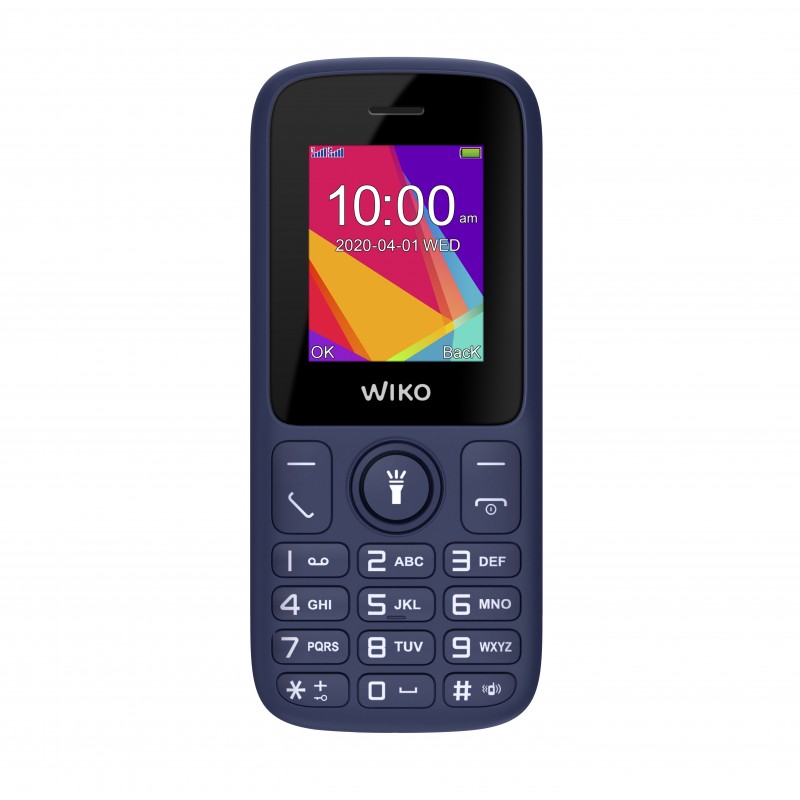 Wiko F100 4,57 cm (1.8") 71 g Bleu Téléphone d'entrée de gamme