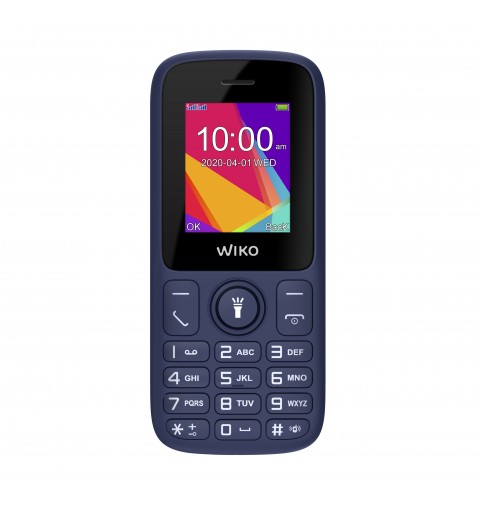 Wiko F100 4,57 cm (1.8") 71 g Bleu Téléphone d'entrée de gamme