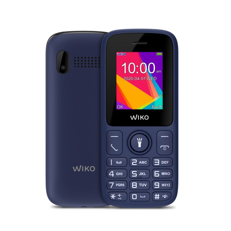 Wiko F100 4,57 cm (1.8") 71 g Azul Teléfono básico