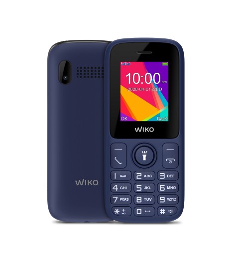 Wiko F100 4,57 cm (1.8") 71 g Azul Teléfono básico