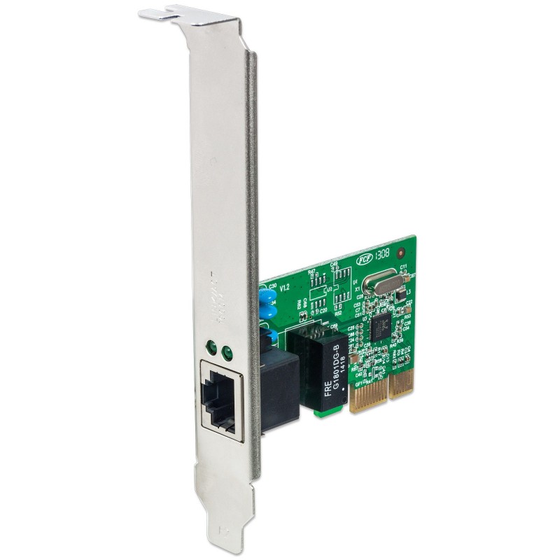 Intellinet Gigabit PCI Express Network Card, 10 100 1000 Mbps PCI Express RJ45 Ethernet Card