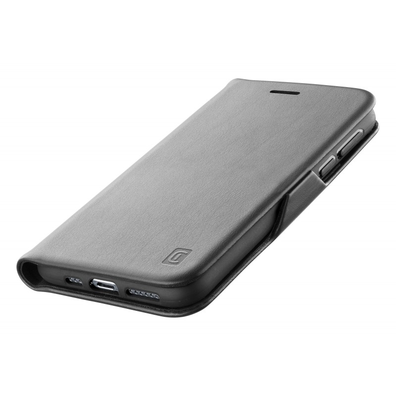 Cellularline Book Clutch - Xiaomi Mi 10 Lite Mi 10 Lite Zoom Custodia a libro con chiusura di sicurezza magnetica Nero