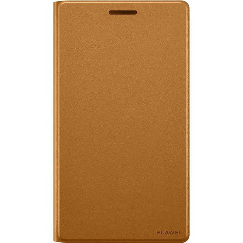 Huawei Flip Cover mobile phone case 17.8 cm (7") Flip case Brown