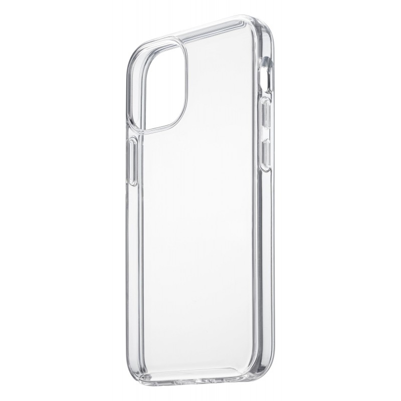 Cellularline Gloss - iPhone 13 Custodia trasparente ultra-protettiva con finitura anti-graffio - con tecnologia antibatterica