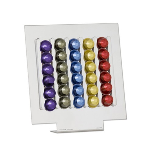 Macom 833 support de capsule de café 30 capsules Verre Miroir