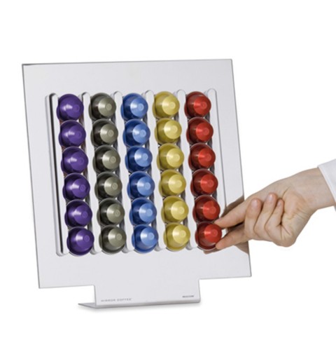 Macom 833 support de capsule de café 30 capsules Verre Miroir