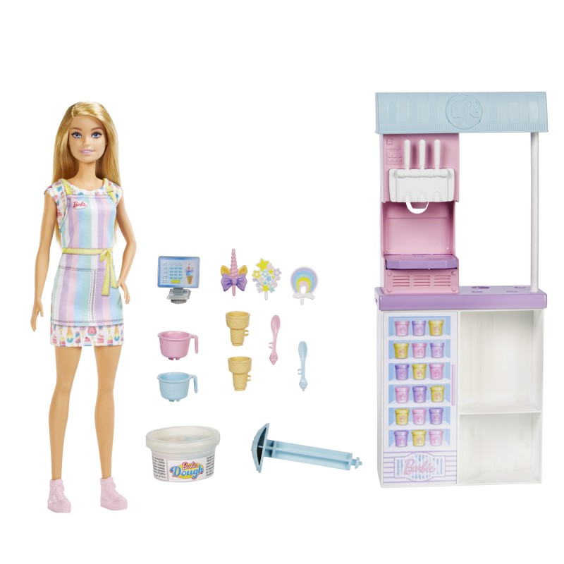 Barbie Ice Cream Shop Playset