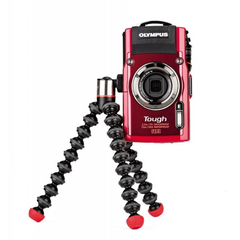 Joby GorillaPod Magnetic 325 treppiede Action camera 3 gamba gambe Nero, Rosso