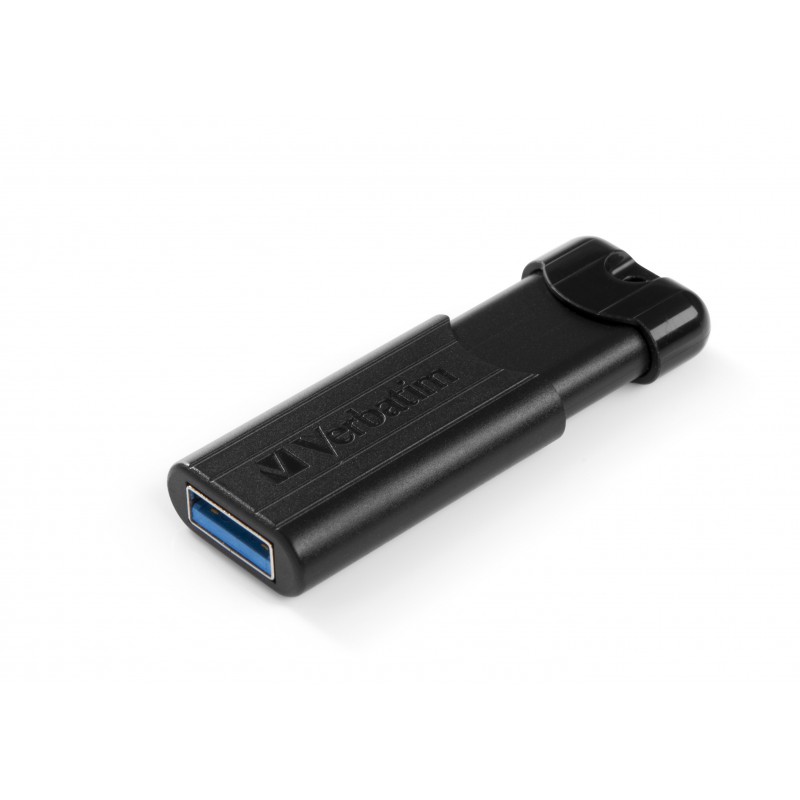 Verbatim PinStripe 3.0 - Unidad USB 3.0 de 128GB  - Negro