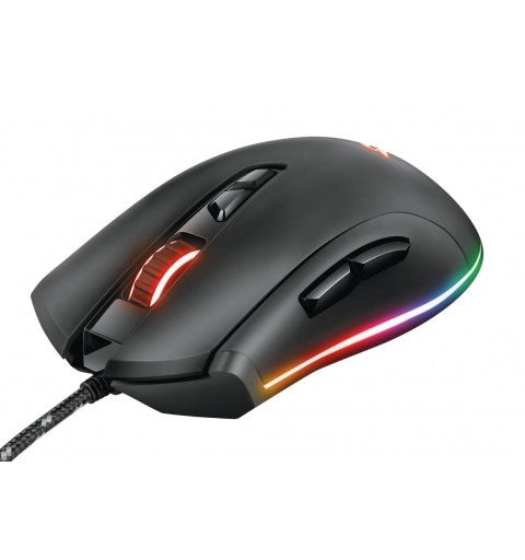 Trust GXT 900 Kudos RGB mouse Mano destra USB tipo A Ottico 15000 DPI