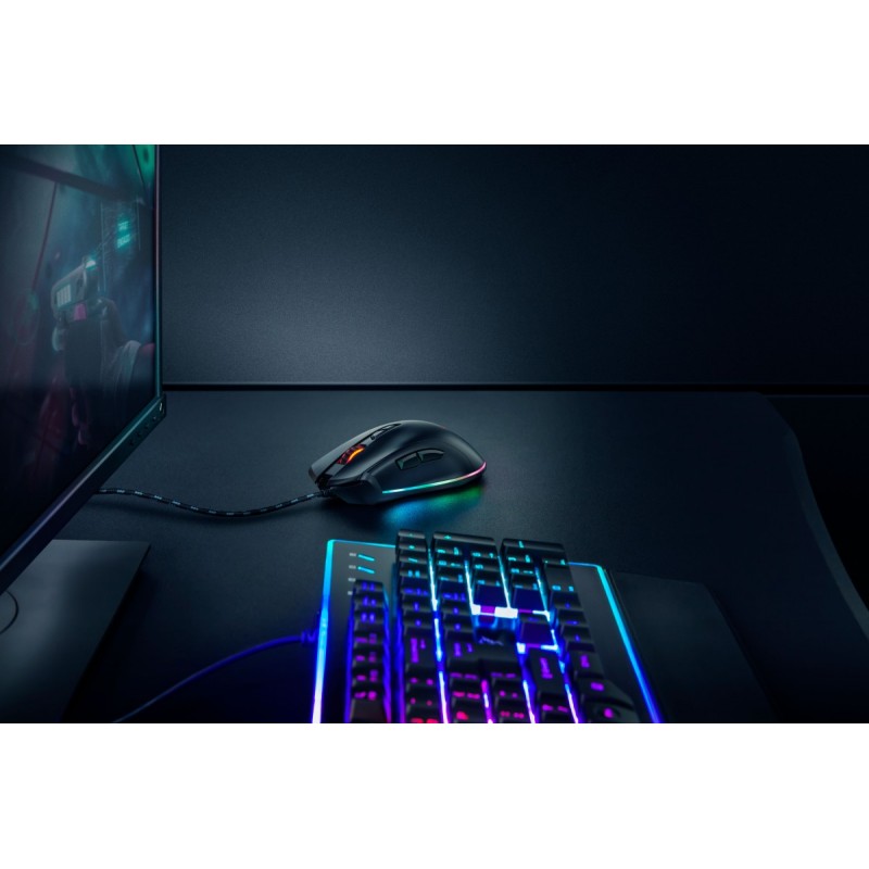 Trust GXT 900 Kudos RGB mouse Mano destra USB tipo A Ottico 15000 DPI