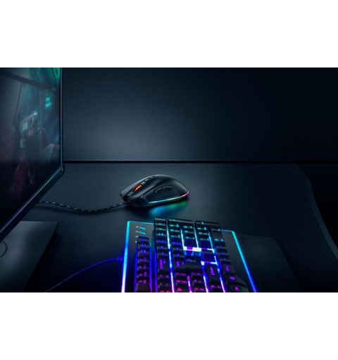 Trust GXT 900 Kudos RGB mouse Mano destra USB tipo A Ottico 15000 DPI