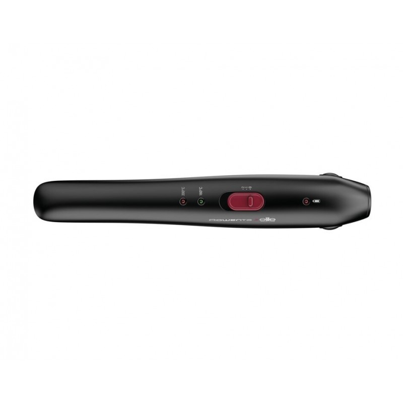Rowenta Elite Touch Up & Go SF1312 Plancha de pelo Caliente Negro, Rosa 0,6 m
