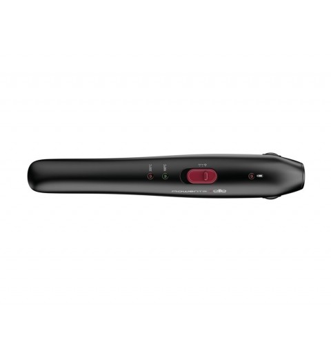 Rowenta Elite Touch Up & Go SF1312 Plancha de pelo Caliente Negro, Rosa 0,6 m