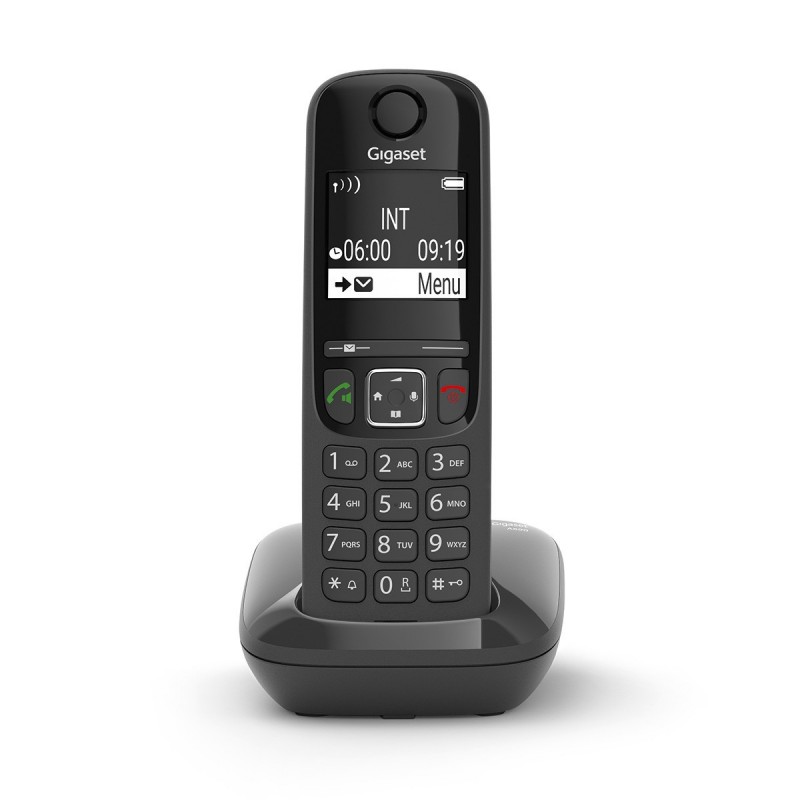 Gigaset AS690 Analog DECT telephone Caller ID Black