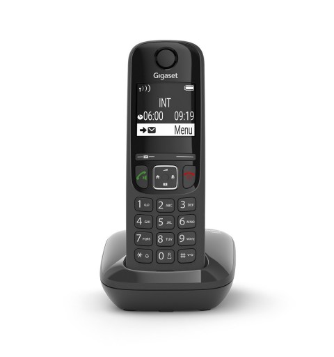 Gigaset AS690 Téléphone analog dect Identification de l'appelant Noir