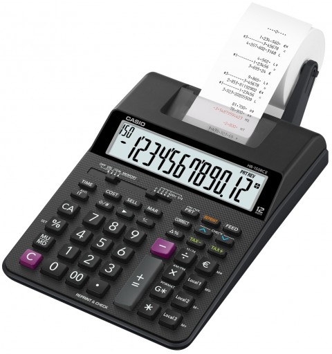 Casio HR-150RCE calculadora Escritorio Calculadora de impresión Negro