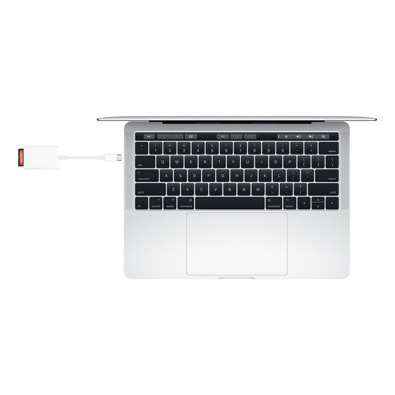 Apple MUFG2ZM A lecteur de carte mémoire USB 2.0 Type-C Blanc