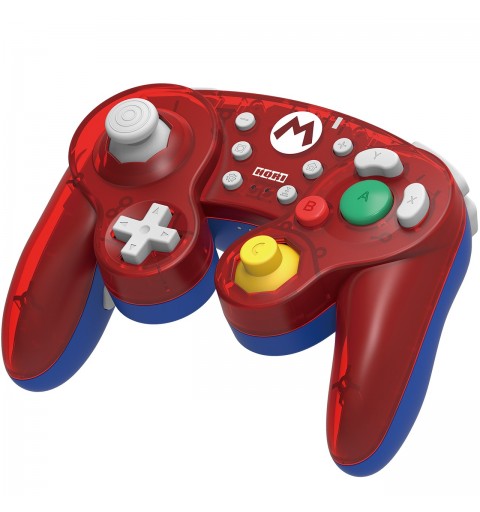 Hori Wireless Battle Pad (Mario) for Nintendo Switch Rosso Bluetooth Gamepad Analogico Digitale