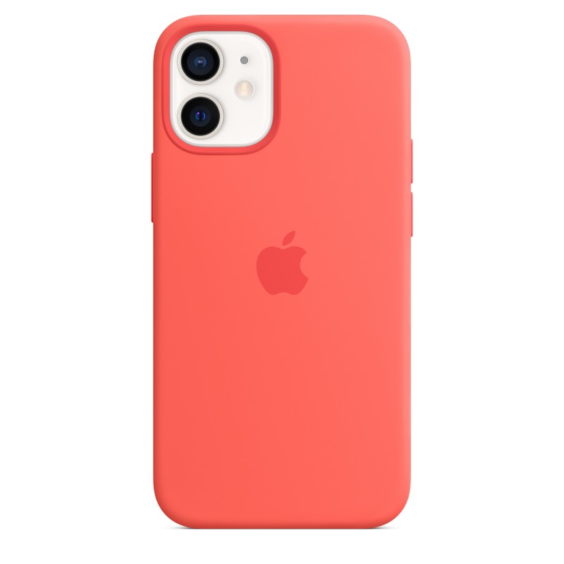 Apple Custodia MagSafe in silicone per iPhone 12 mini - Rosarancio