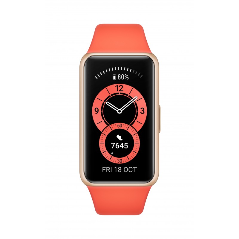 Huawei Band 6 AMOLED Wristband activity tracker 3.73 cm (1.47") Red