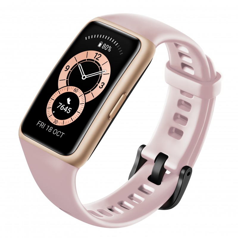 Huawei Band 6 AMOLED Aktivitäts-Trackerarmband 3,73 cm (1.47 Zoll) Pink