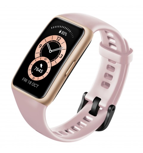 Huawei Band 6 AMOLED Aktivitäts-Trackerarmband 3,73 cm (1.47 Zoll) Pink