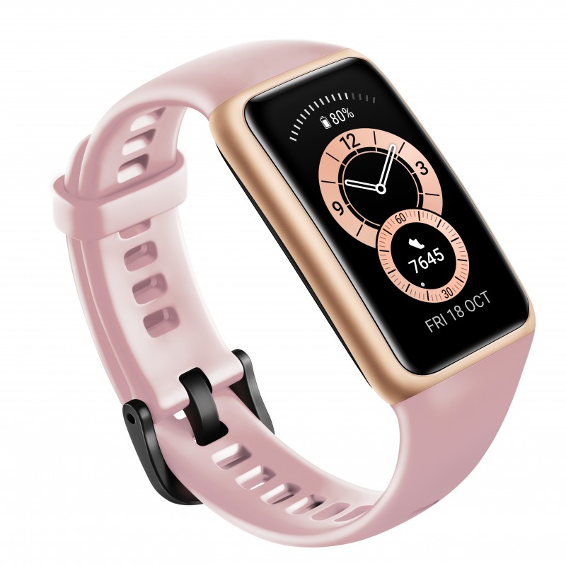 Huawei Band 6 AMOLED Aktivitäts-Trackerarmband 3,73 cm (1.47 Zoll) Pink