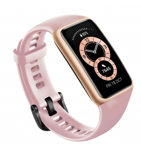 Huawei Band 6 AMOLED Aktivitäts-Trackerarmband 3,73 cm (1.47 Zoll) Pink