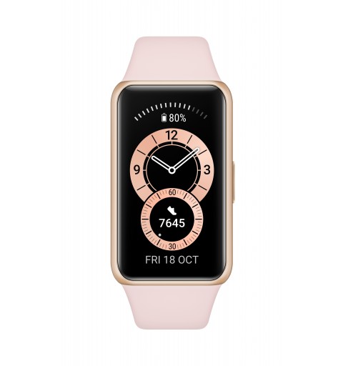 Huawei Band 6 AMOLED Aktivitäts-Trackerarmband 3,73 cm (1.47 Zoll) Pink