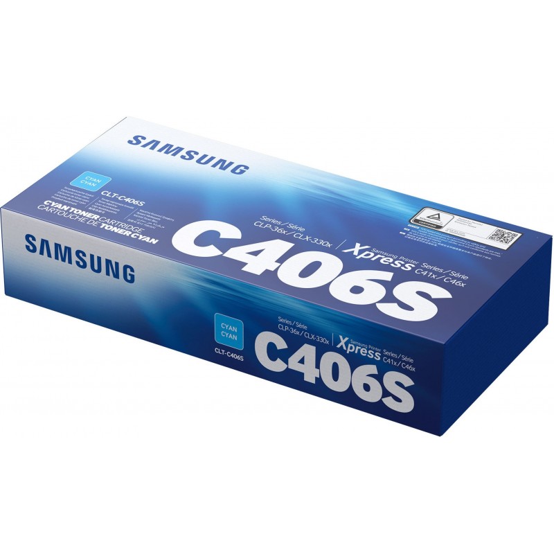 Samsung Cartucho de tóner CLT-C406S cian
