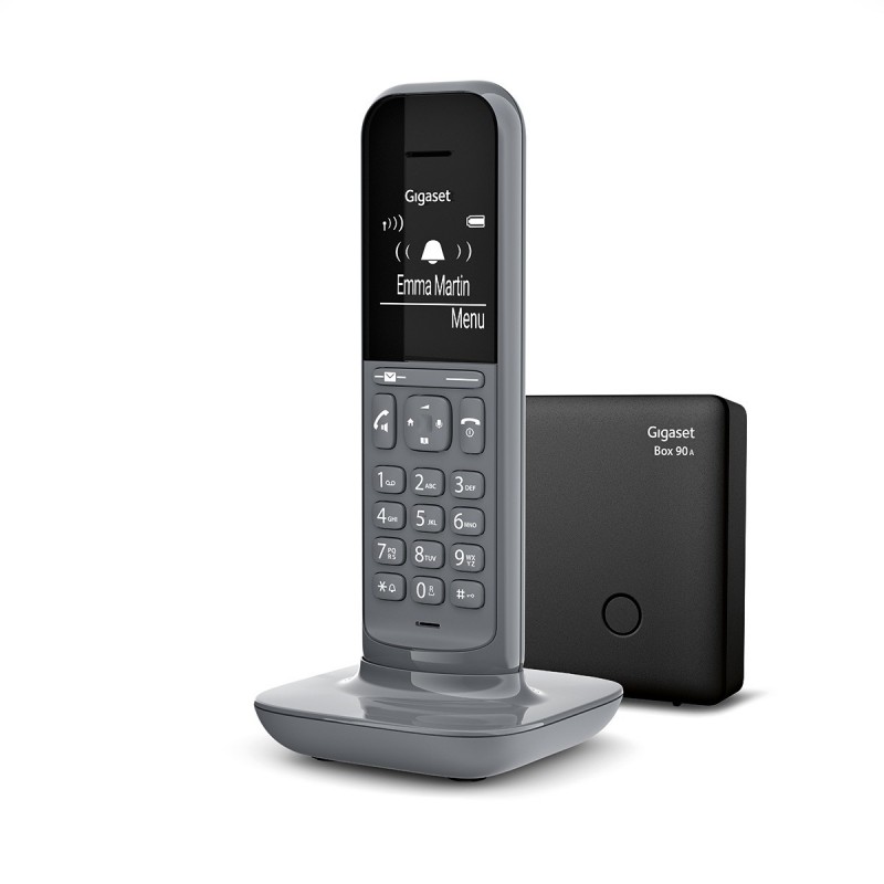 Gigaset CL390A Téléphone analog dect Identification de l'appelant Gris