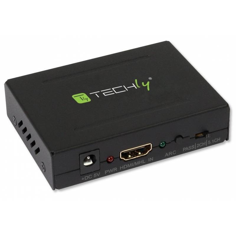 Techly Audio Extractor HDMI SPDIF + RCA R L IDATA HDMI-EA