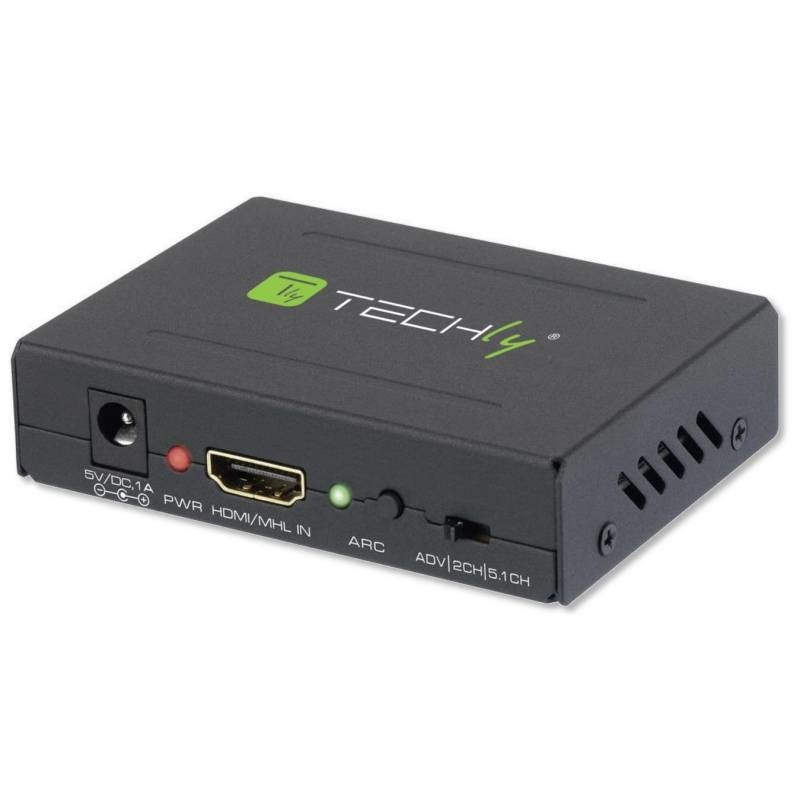 Techly IDATA HDMI-EA Audio-Konverter Schwarz