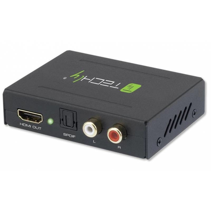 Techly IDATA HDMI-EA convertidor de audio Negro