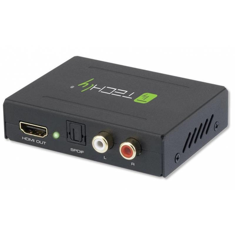 Techly IDATA HDMI-EA convertisseur audio Noir
