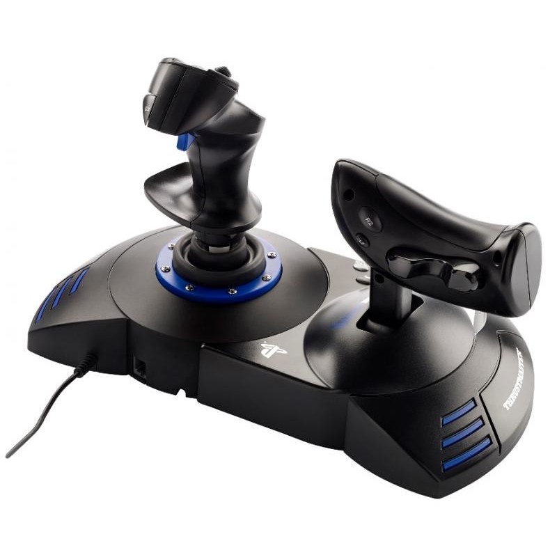Thrustmaster T.Flight Hotas 4 Nero, Blu USB 2.0 Joystick Digitale PC, PlayStation 4