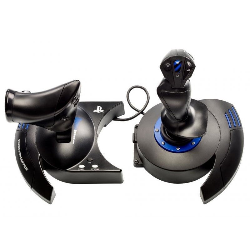 Thrustmaster T.Flight Hotas 4 Nero, Blu USB 2.0 Joystick Digitale PC, PlayStation 4