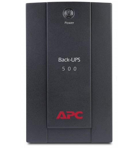 APC Back-UPS Línea interactiva 0,5 kVA 300 W 3 salidas AC