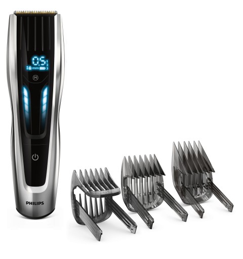 Philips HAIRCLIPPER Series 9000 Tondeuse à cheveux, lames en titane, sabots motorisés