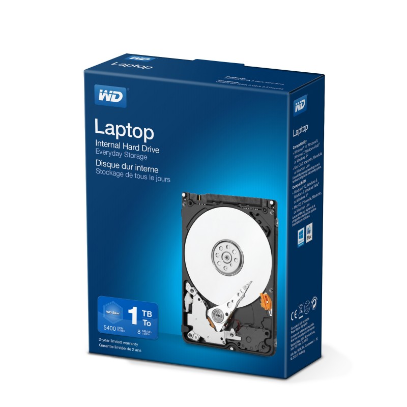 Western Digital Laptop Everyday 2.5" 1000 GB Seriale ATA II