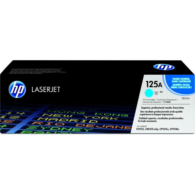 HP Cartuccia Toner originale ciano LaserJet 125A HP Cartuccia Toner originale ciano LaserJet 125A