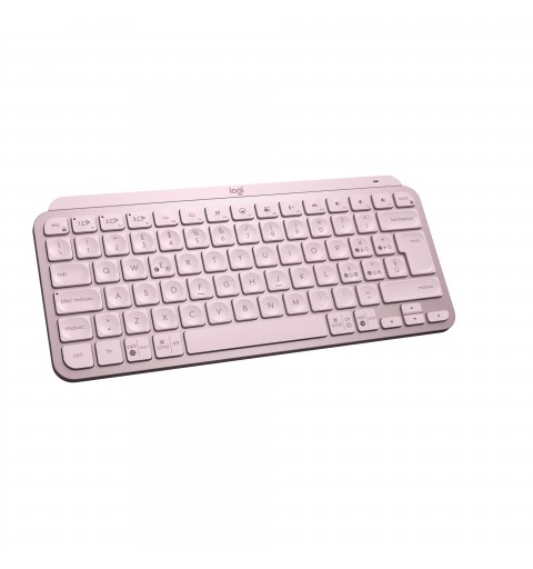 Logitech MX Keys Mini Minimalist Wireless Illuminated Keyboard tastiera RF senza fili + Bluetooth QWERTY Italiano Rosa