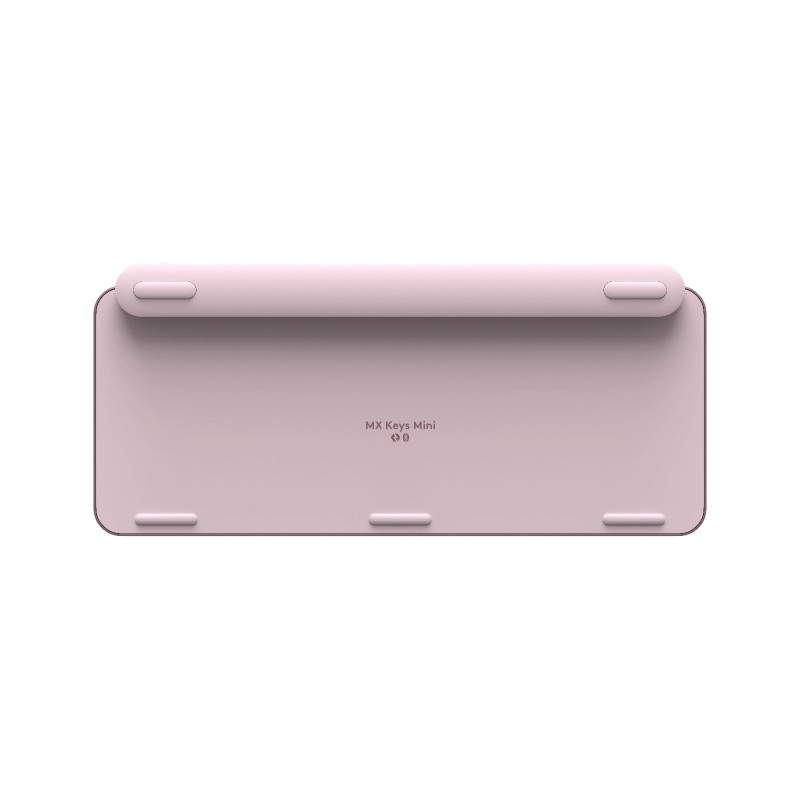 Logitech MX Keys Mini Minimalist Wireless Illuminated Keyboard Tastatur RF Wireless + Bluetooth QWERTY Italienisch Pink