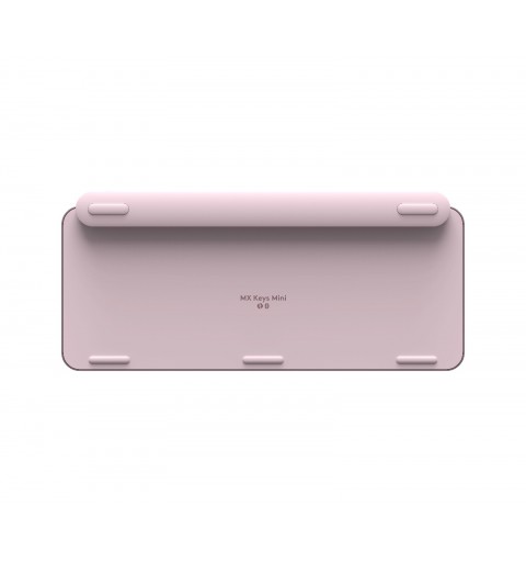 Logitech MX Keys Mini Minimalist Wireless Illuminated Keyboard Tastatur RF Wireless + Bluetooth QWERTY Italienisch Pink