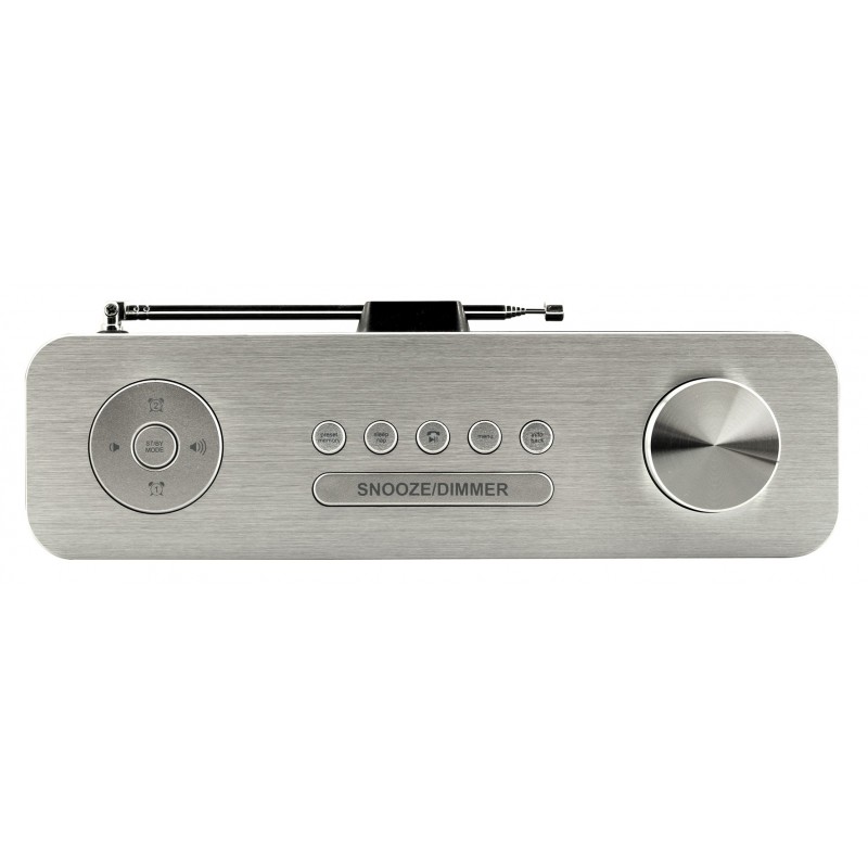 Soundmaster DAB700WE Personal Analog & digital Silver, White