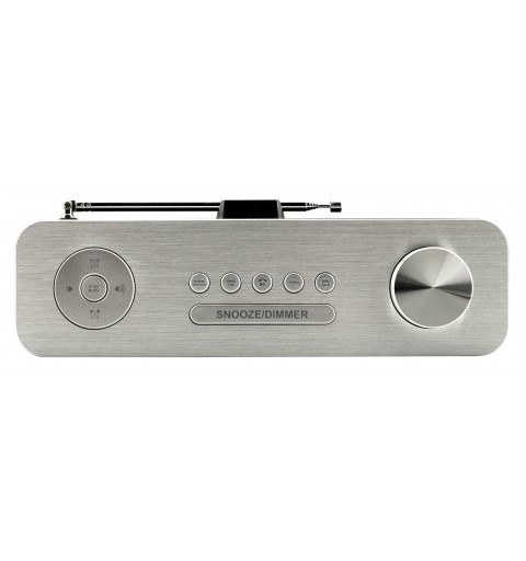 Soundmaster DAB700WE Personale Analogico e digitale Argento, Bianco