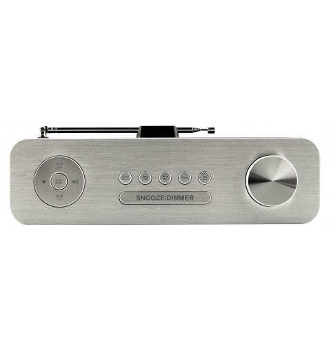 Soundmaster DAB700WE Persönlich Analog & Digital Silber, Weiß