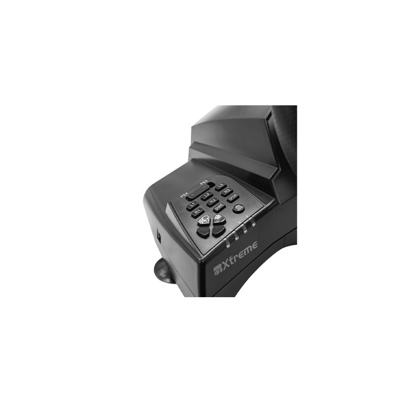 Xtreme 90428 Gaming-Controller Schwarz Lenkrad + Pedale Analog Digital PlayStation 4, Playstation 3